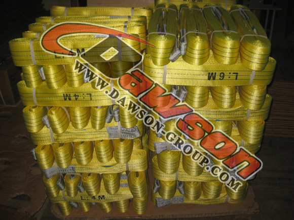 WLL 3 Ton Polyester Webbing Slings - Synthetic Lifting Slings - Dawson Group Ltd. - China Supplier, Factory
